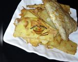 A picture of step 9 of Fried yam nd egg.