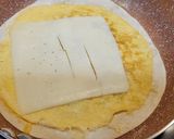 Foto del paso 5 de la receta Tortilla de jamón y queso con membrillo en tortita
