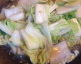 รูปขั้นตอนการทำที่ 2 ของ ผัดผักกาดขาวใส่ไข่