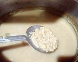 A picture of step 3 of Rice firni.