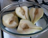 A picture of step 3 of Vickys Baked Pears & Caramel Sauce, GF DF EF SF NF.