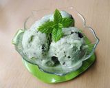A picture of step 9 of Vickys Fresh Mint Ice Cream, GF DF EF SF NF Vegan.