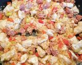 Foto del paso 7 de la receta Lentejas con arroz y pollo