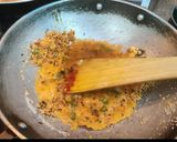 A picture of step 2 of Tempered chilli upma.