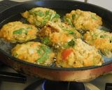 A picture of step 2 of Spicy cheesy healthy kuzhi appam with left over idli batter.