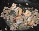 รูปขั้นตอนการทำที่ 4 ของ กุ้ง&หมูสับผัดน้ำมันหอย