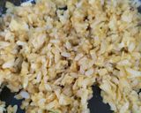 A picture of step 5 of Poha prasadum.