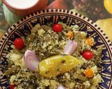 صورة لخطوة 6 من وصفة مسفوف بالرجلةوالخضر(ثقفلت أومرمور ذلخضرا)