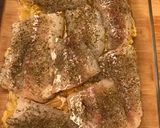Sütőben sült zöldfűszeres alaszkai tőkehalfilé recept fázis 3 fotója