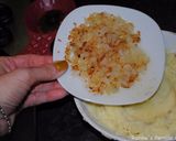 A picture of step 4 of Pasta vermicelli nest with mashed potatoes.