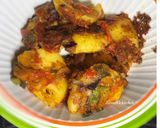 A picture of step 3 of Potato pakora🥔🌶🍽.