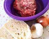 Retró fasírt, vele sült, fűszeres burgonyával, sütőben sütve recept fázis 1 fotója