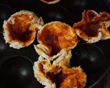 A picture of step 4 of Pizza Cups in Appam Pan.