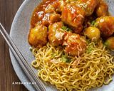 Foto langkah ke 7 dari resep Mie Bakso Aci Tulang Rangu Bumbu Misdaseum.
