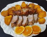 Foto do passo 2 de Lombinho de porco assado com laranja