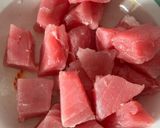 Foto langkah ke 4 dari resep Nasi Merah Liwet ft Woku Tuna.