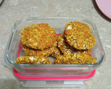 Foto del paso 5 de la receta: Hamburguesas de calabaza y avena 🎃 lekué + horno🎃