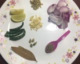 A picture of step 1 of Spinach Rice.