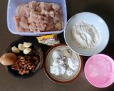 Foto langkah ke 1 dari resep 51. Bayam (Bakso Ayam) Homemade.