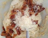 A picture of step 4 of Parmesan and pancetta scones.