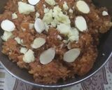 A picture of step 5 of Gajar ka halwa.