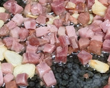 Foto del paso 3 de la receta: Judías verdes con huevo duro y jamón