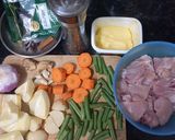 A picture of step 1 of Chicken Stew Bengali Style.