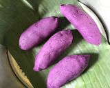 Foto langkah ke 3 dari resep Es Pisang Ungu Simpel.