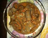 A picture of step 4 of Peppered Pomo.