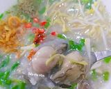Hình bước làm 5 của món Cháo Hàu Nấu Nấm
