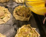 Foto del paso 7 de la receta: Canastitas de cerdo a la mostaza, miel y con hierbas 👩‍🍳🐷❤