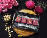 A picture of step 8 of Red Dragon Fruit Coconut Burfi.