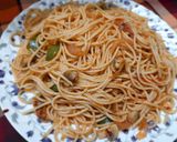A picture of step 6 of Spaghetti Pasta (Indian style).