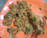A picture of step 12 of Leftover tikki.