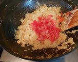 A picture of step 3 of Mutton kheema Kothu Curry Masala.