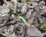 Foto langkah ke 4 dari resep Lamb Teriyaki with Vegetables.