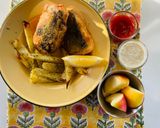 รูปขั้นตอนการทำที่ 5 ของ เต้าหู้แอนด์ชิป🫘🥜Tofufish and Chips🥔🧄