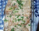 Foto del paso 6 de la receta: Brótola a la Meunière con crema de limón y papas saborizadas