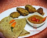 A picture of step 5 of Parsi style Chicken Farcha.