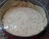 Foto del paso 3 de la receta Quiche con queso de cabra y jamón