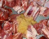 A picture of step 1 of Restaurant Style Beef Biryani.