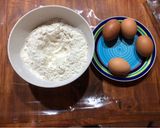 Foto del paso 1 de la receta: Fideos al huevo caseros