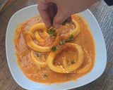 Foto langkah ke 5 dari resep Cumi saus padang.