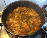 Une image de l'étape 3 de Soupe de fenouil navet et aubergine au paprika coriandre et graines de pavot.