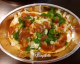 A picture of step 9 of Aloo Dahi Papdi Chat.