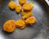 A picture of step 2 of Begun or Eggplant, Dal Suktoni for lunch in Thakurbari style.