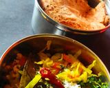 A picture of step 5 of Cabbage carrot subji (panch phorn).