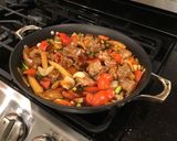 A picture of step 4 of Sweet and Sour Pork.