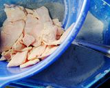 Gambar langkah 2 resipi Betik Muda Goreng Tepung.