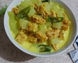 Foto langkah ke 5 dari resep Sayur Santan Labu Siam Tempe.